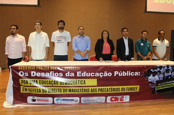 Audiência Pública “Os desafios da Educação Pública” reúne entidades de classe no lançamento da Frente Norte/Nordeste de Defesa da Educação