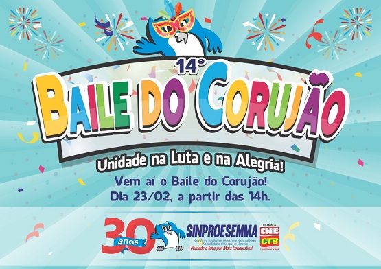Vem aí o 14º Baile do Corujão do Sinproesemma