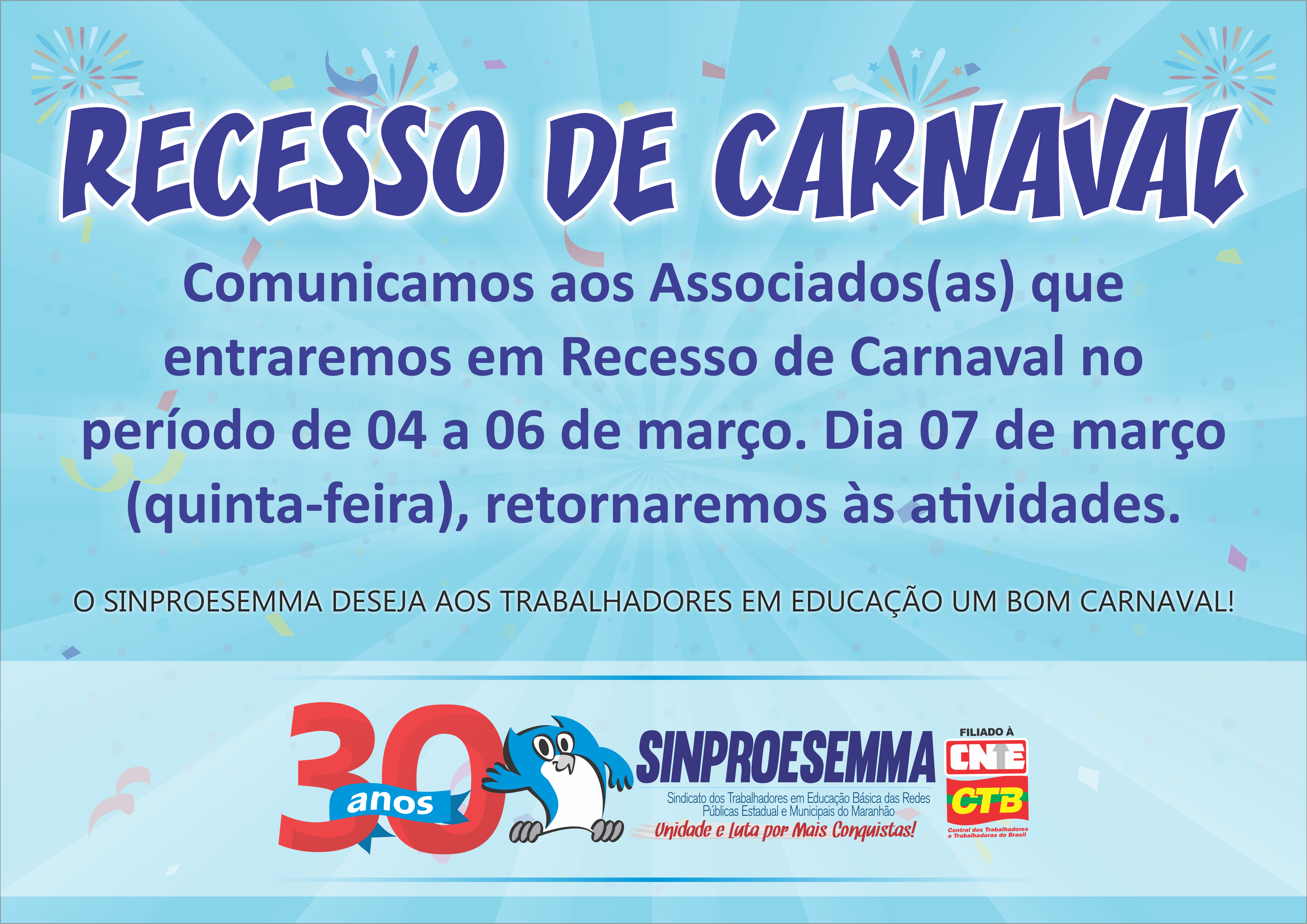 Recesso de Carnaval