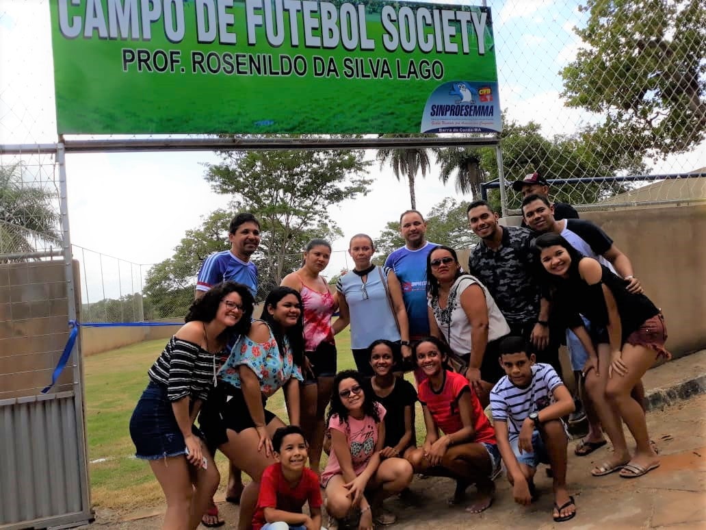 Campo de Futebol professor Rosenildo Lago é inaugurado em Barra do Corda