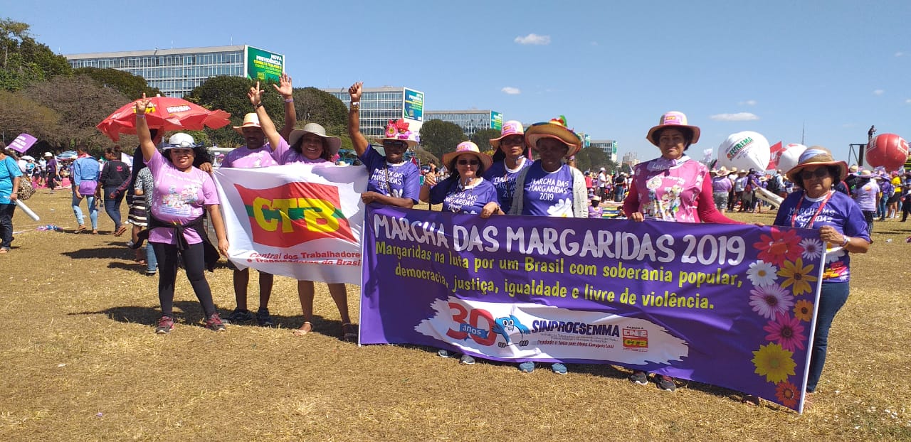 Sinproesemma participa da Marcha das Margaridas em Brasília