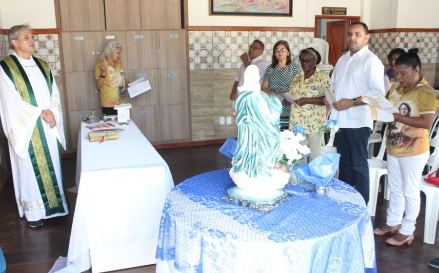 Sinproesemma recebe imagem peregrina de Nossa Senhora da Conceição