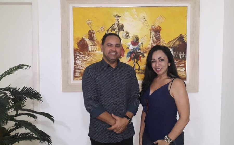 Presidente do Sinproesemma recebe visita de gestora de Imperatriz