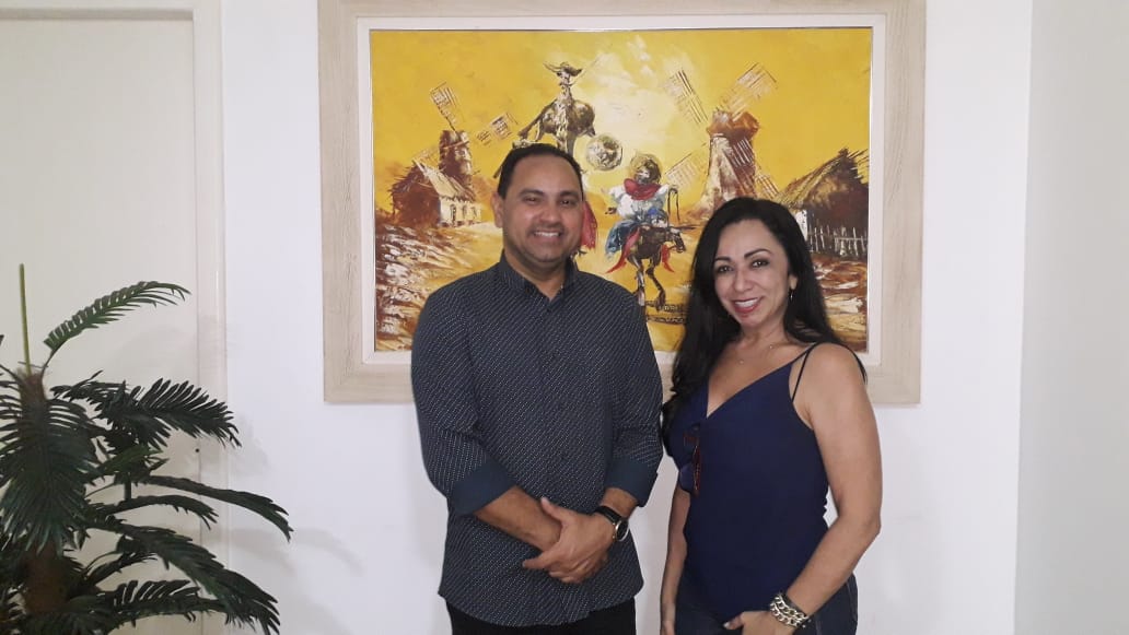 Presidente do Sinproesemma recebe visita de gestora de Imperatriz