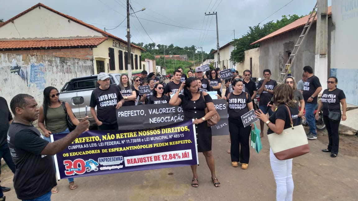 Núcleo do Sinproesemma em Esperantinópolis realiza caminhada
