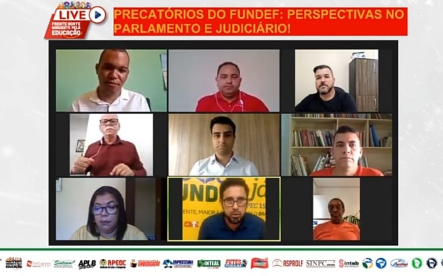 Sinproesemma participa de live sobre precatórios do Fundef