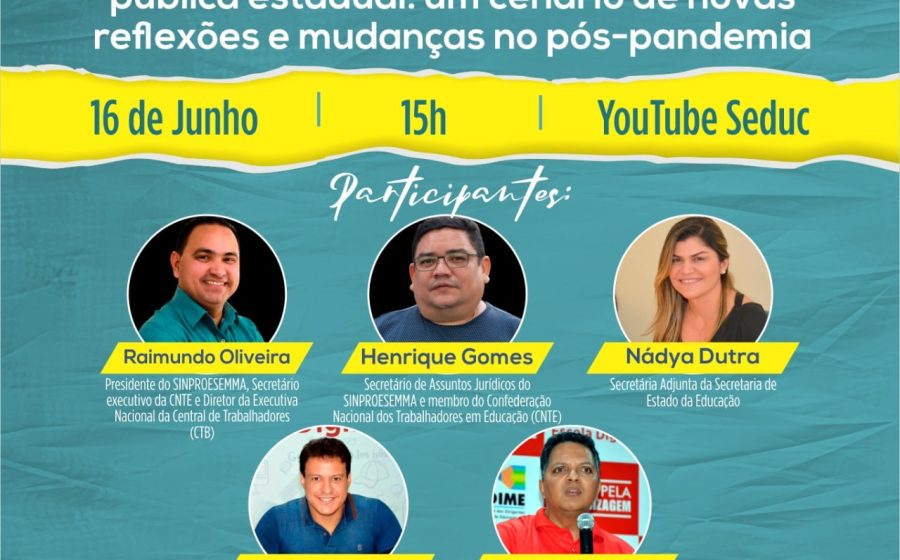Sinproesemma participa de webinário com Seduc