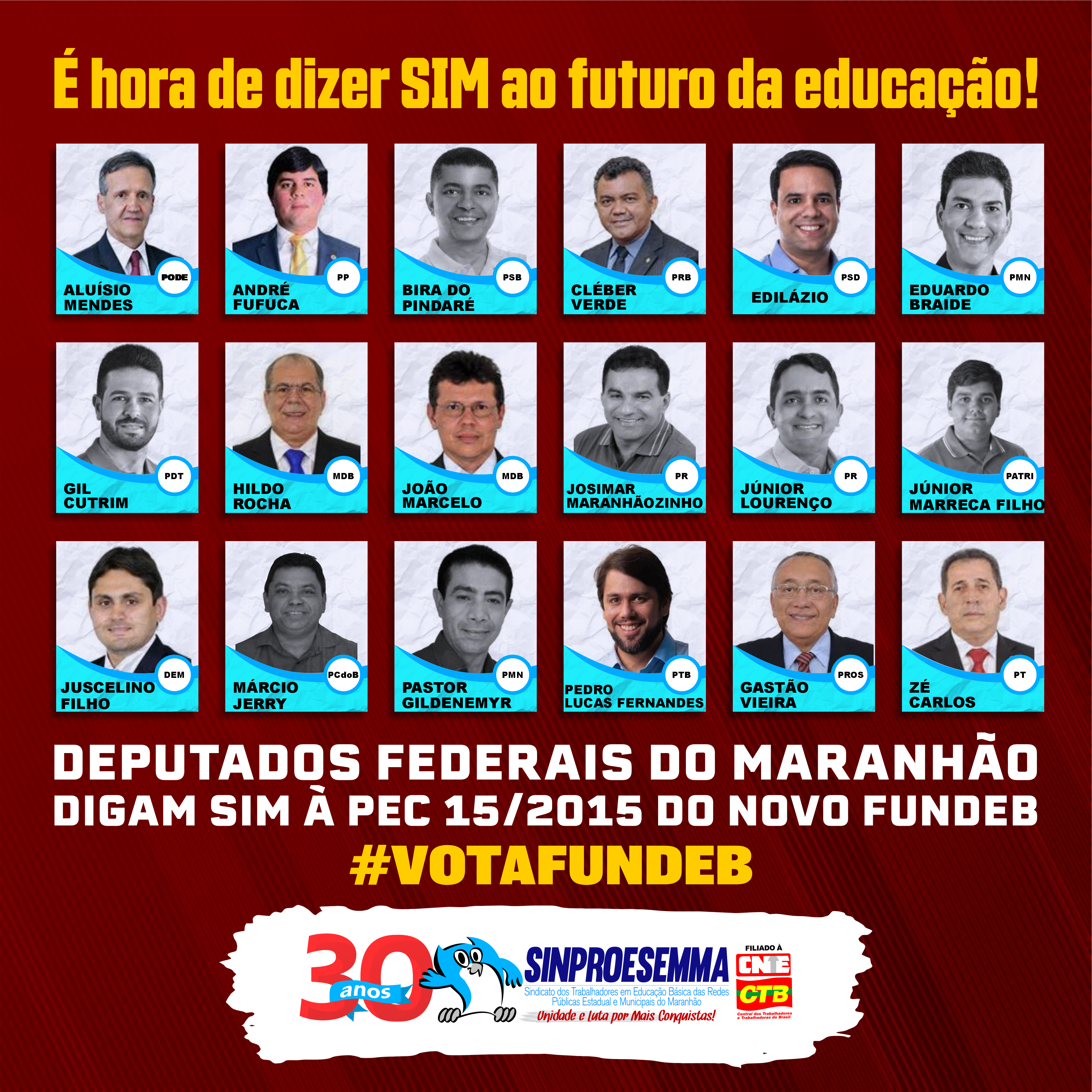 Em carta aberta, Sinproesemma ratifica a importância da aprovação do Novo Fundeb