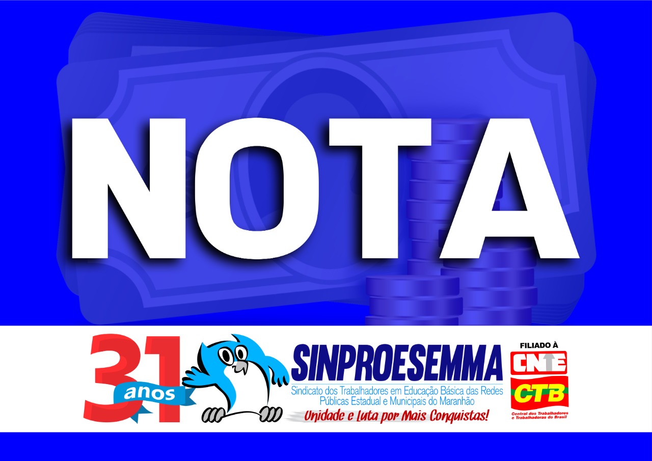 NOTA – Descontos salariais nos proventos de outubro