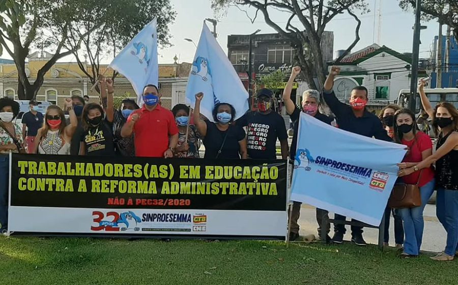 Sinproesemma vai às ruas contra a PEC 32 da Reforma Administrativa