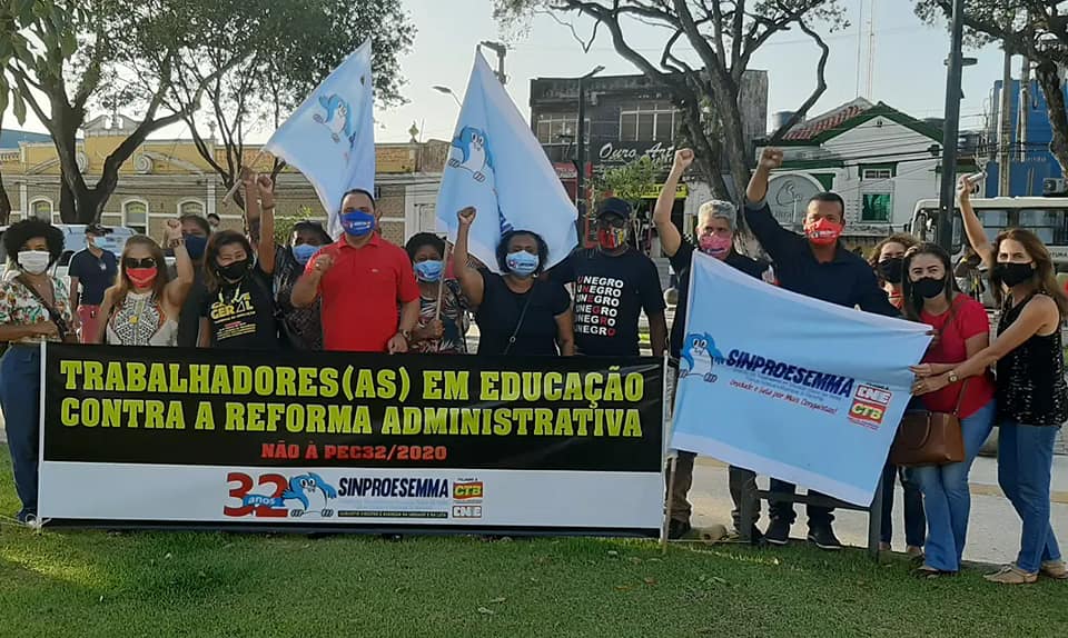 Sinproesemma vai às ruas contra a PEC 32 da Reforma Administrativa