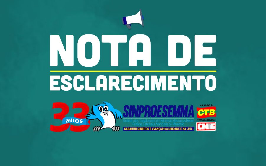 Nota de Esclarecimento – Núcleo de São José de Ribamar