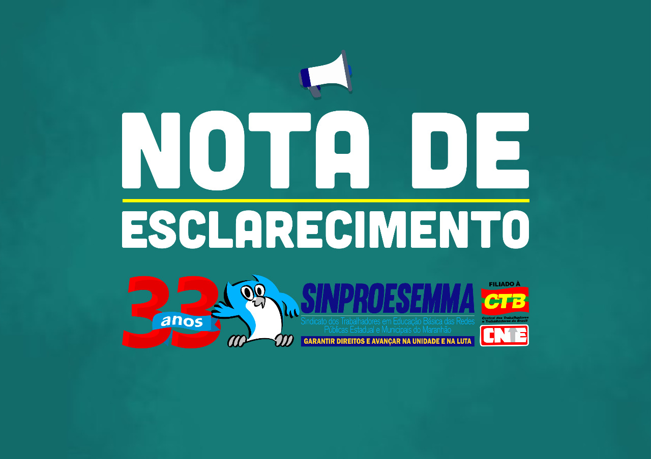 Nota de Esclarecimento – Núcleo de São José de Ribamar
