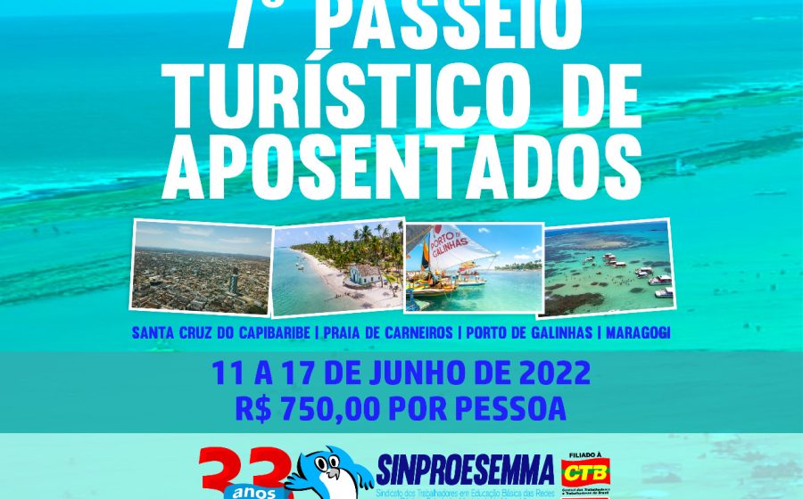 Sinproesemma realiza o 7º Passeio dos Aposentados