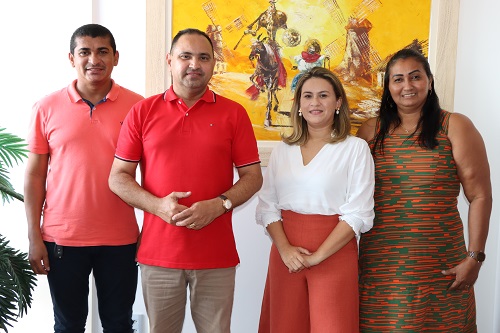 Presidente do Sinproesemma reúne com representantes da regional de Santa Inês