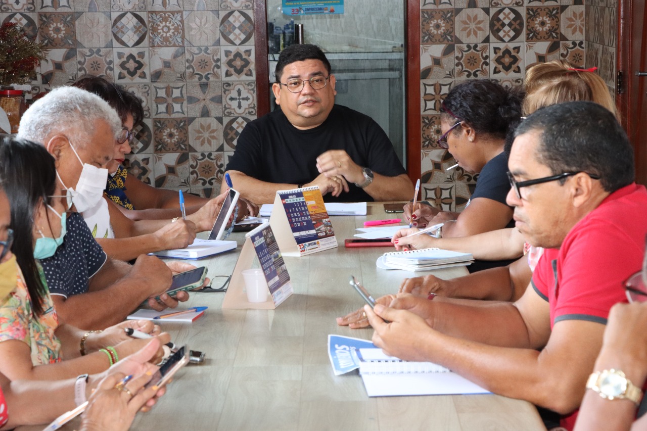 Sinproesemma realiza reunião com dirigentes sindicais de São Luís