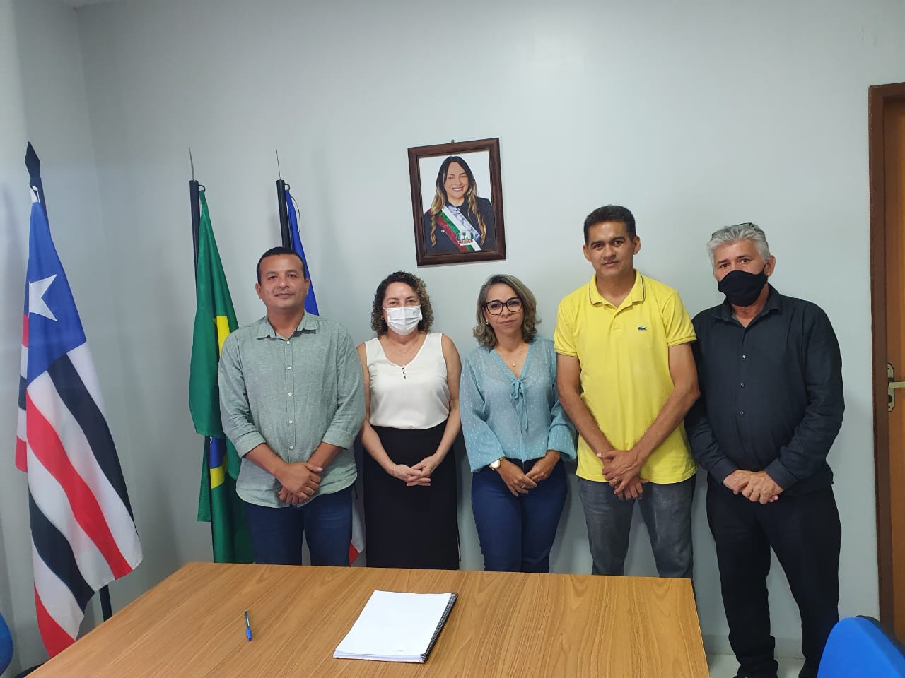 SINPROESEMMA de Bom Lugar reúne com gestão municipal para tratar sobre Estatuto do Servidor e PCCR