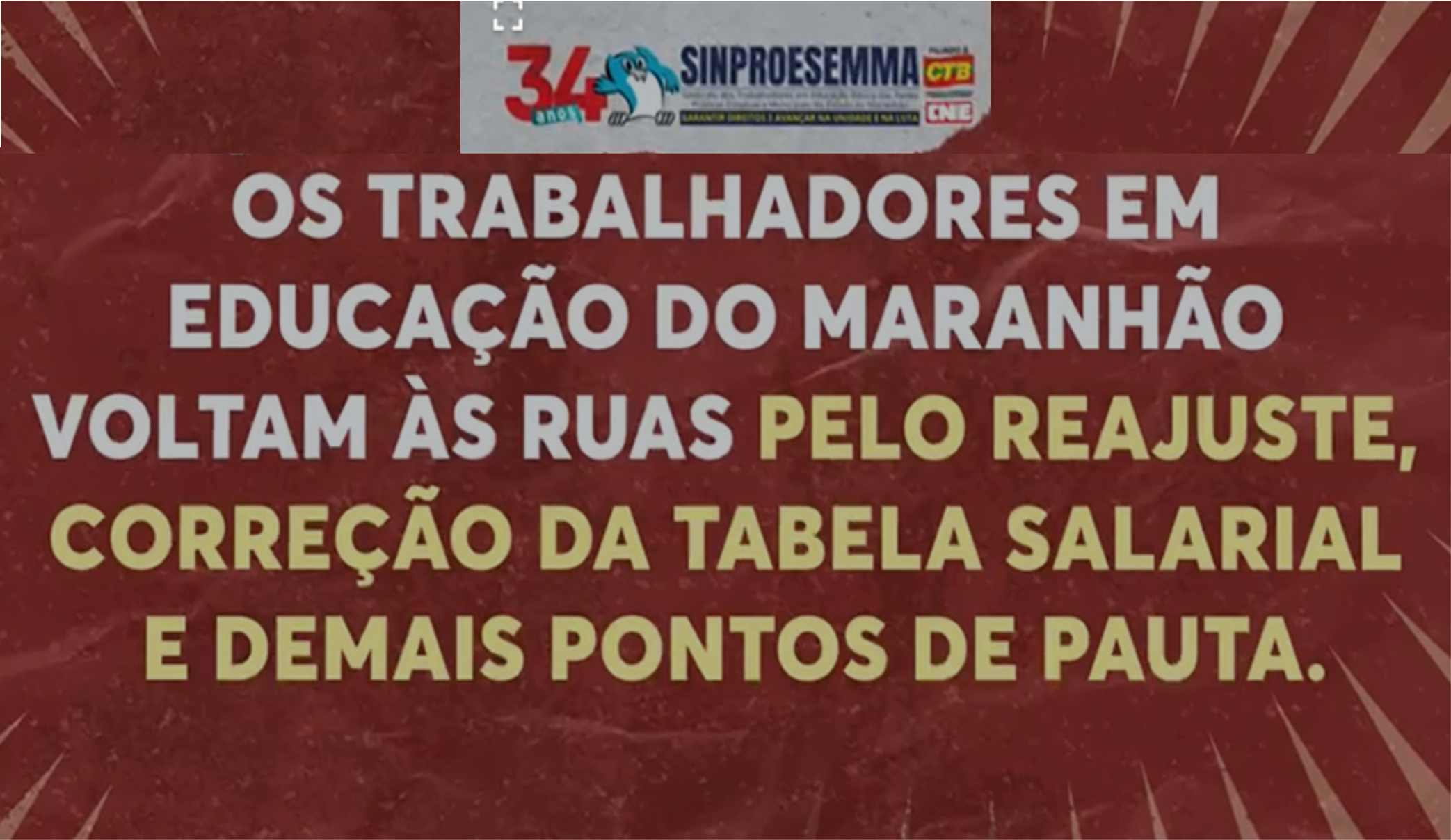 Sinproesemma convoca educadores para voltarem às ruas nesta terça-feira, 07 de fevereiro