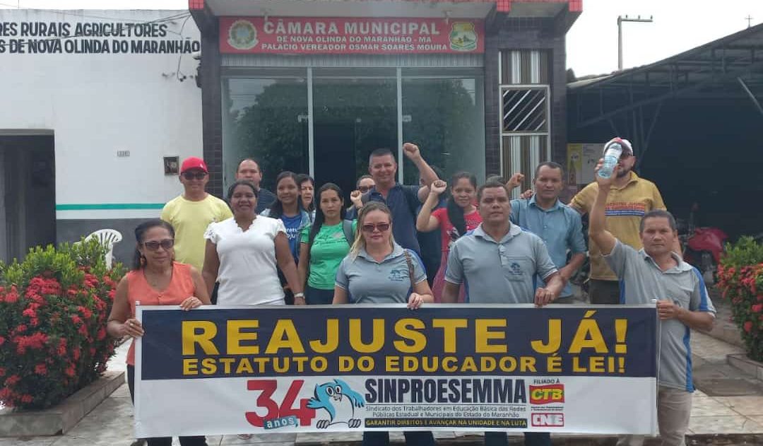 Núcleo do Sinproesemma em Nova Olinda do Maranhão segue cobrando valorização dos trabalhadores e melhorias na educação do município