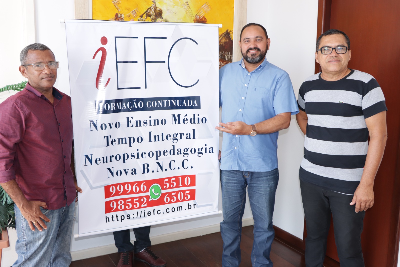 Sinproesemma fecha convênio com Instituto de Educação de Formação Continuada (IEFC)