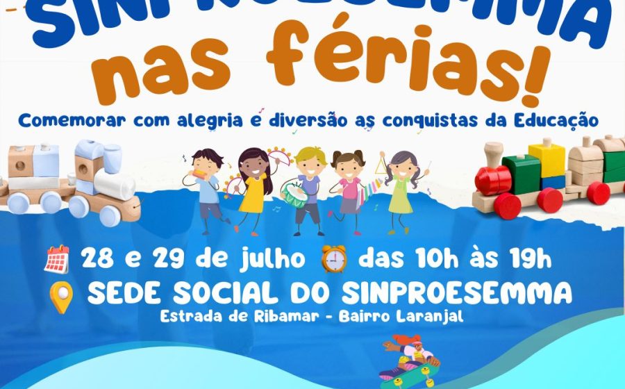 “Sinproesemma nas Férias” será realizado nesta sexta e sábado