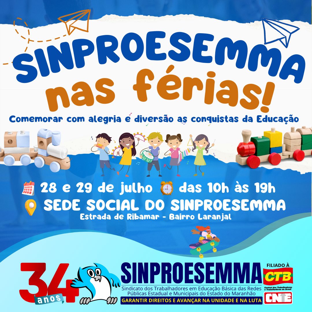 “Sinproesemma nas Férias” será realizado nesta sexta e sábado