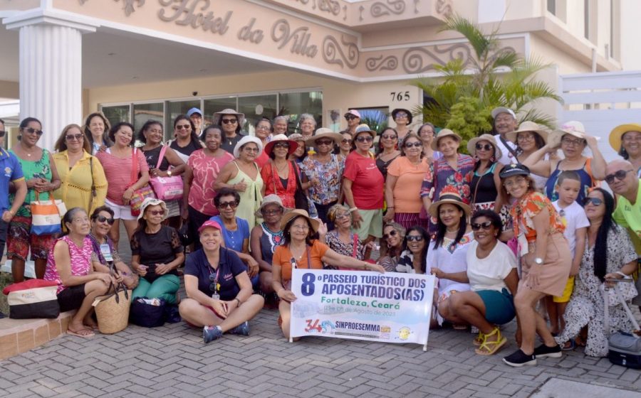 8º Passeio dos Aposentados e Aposentadas do Sinproesemma em Fortaleza é um sucesso