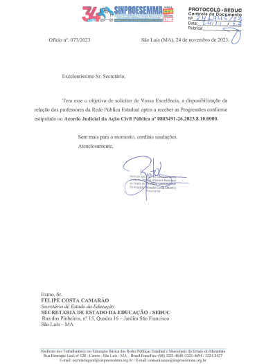 Sinproesemma cobra a implantação de forma correta de todas as progressões