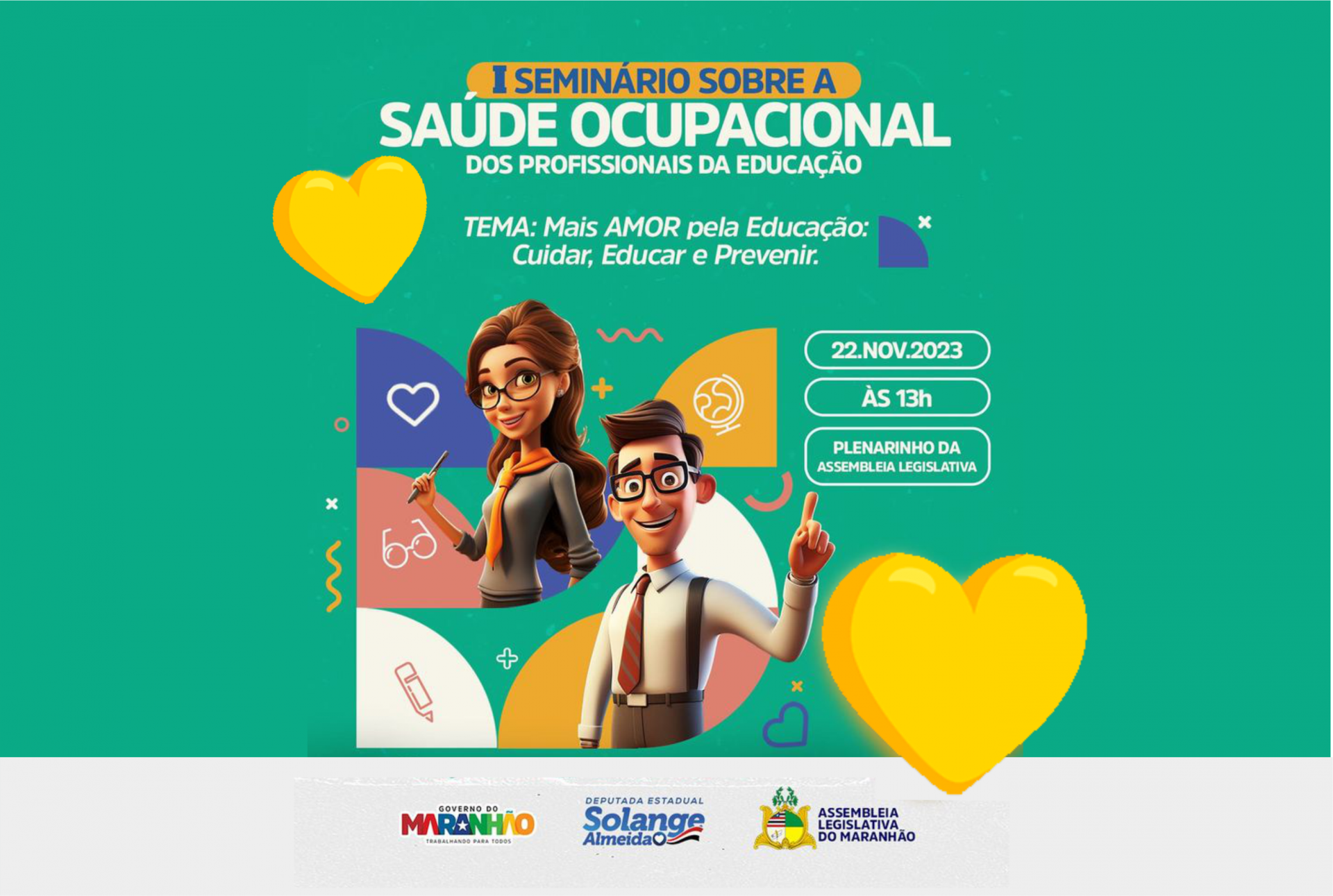 Sinproesemma convoca trabalhadores em educação para participarem de seminário sobre Saúde Ocupacional