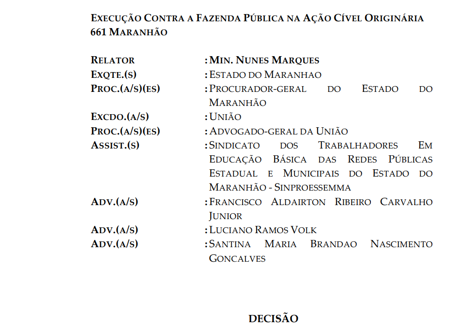 Sinproesemma garante integralidade do Precatório do Fundef para os professores