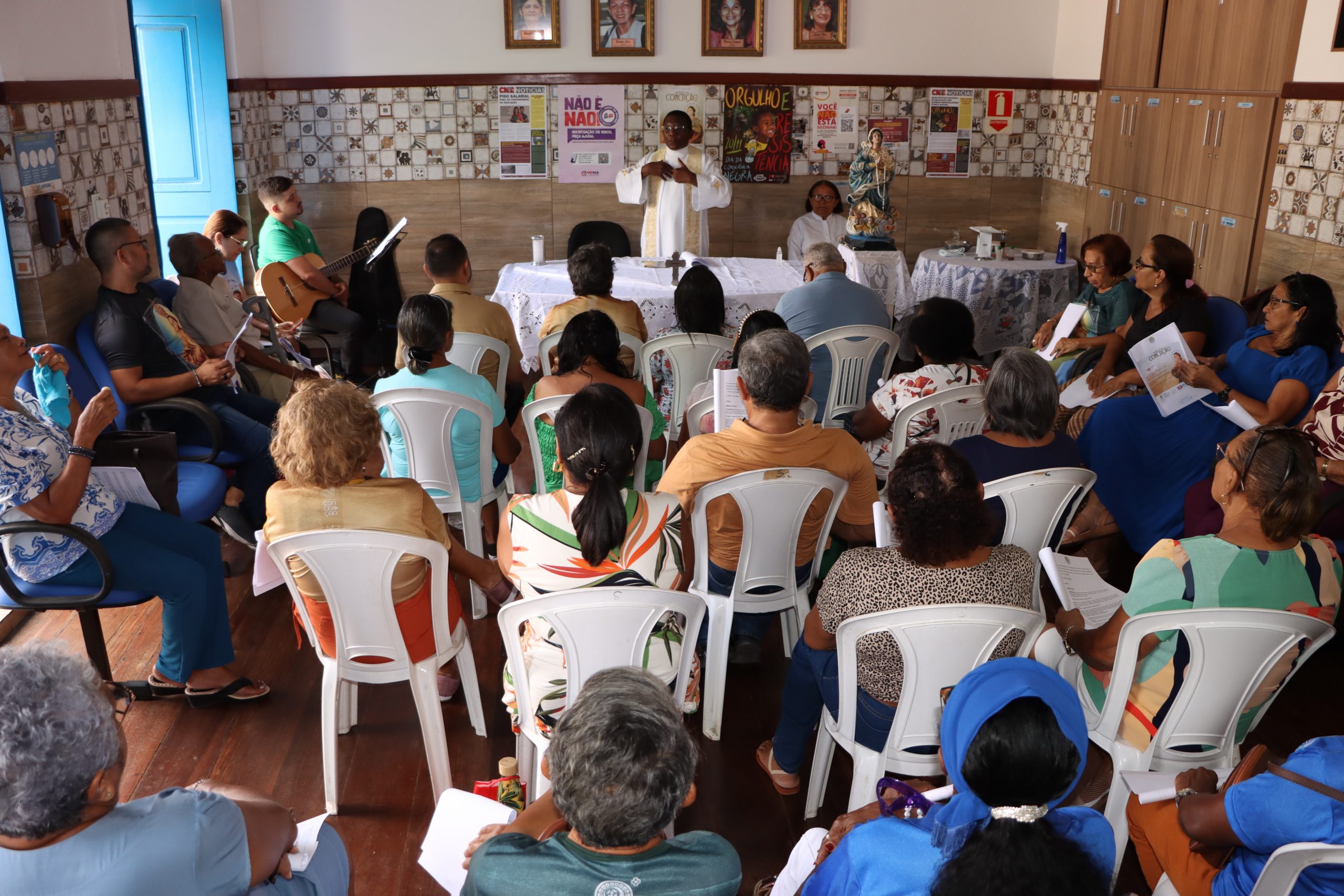 Sinproesemma recebe visita da imagem peregrina de Nossa Senhora da Conceição
