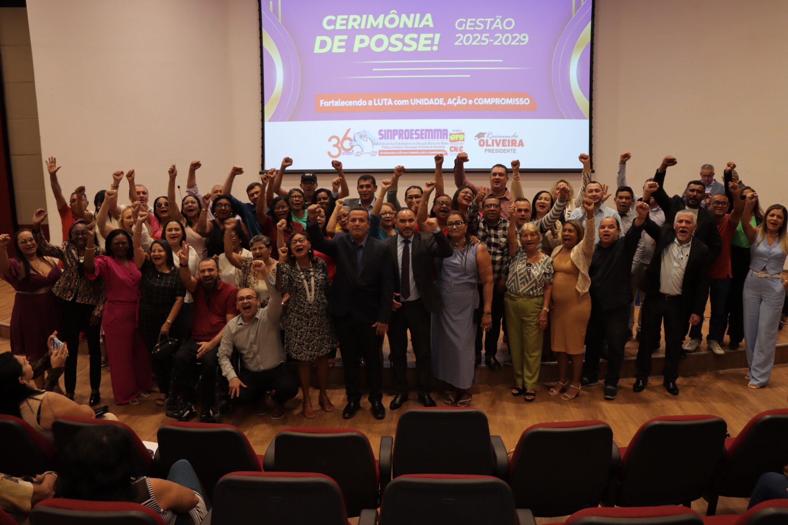 Nova Diretoria Estadual do Sinproesemma toma posse para o quadriênio 2025–2029