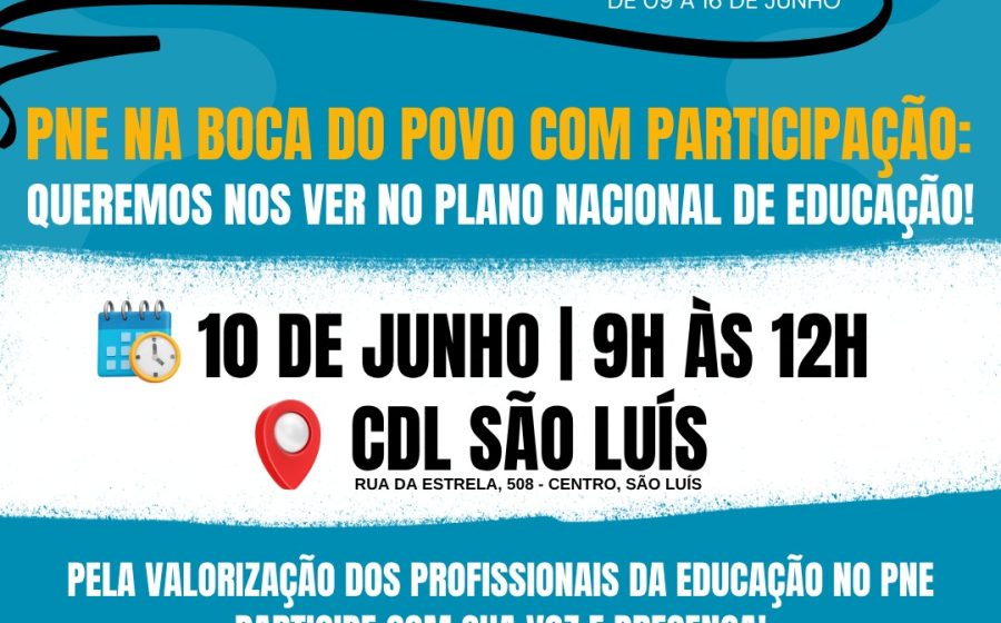 Sinproesemma convoca trabalhadores em educação para a Semana de Ação Mundial em São Luís