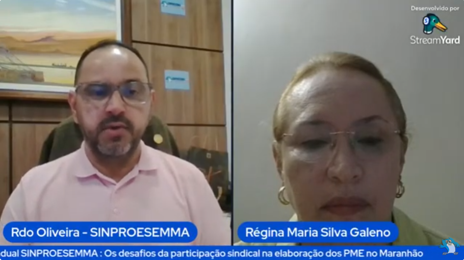 Sinproesemma realiza Webinário sobre os desafios da participação sindical na elaboração dos PME no Maranhão