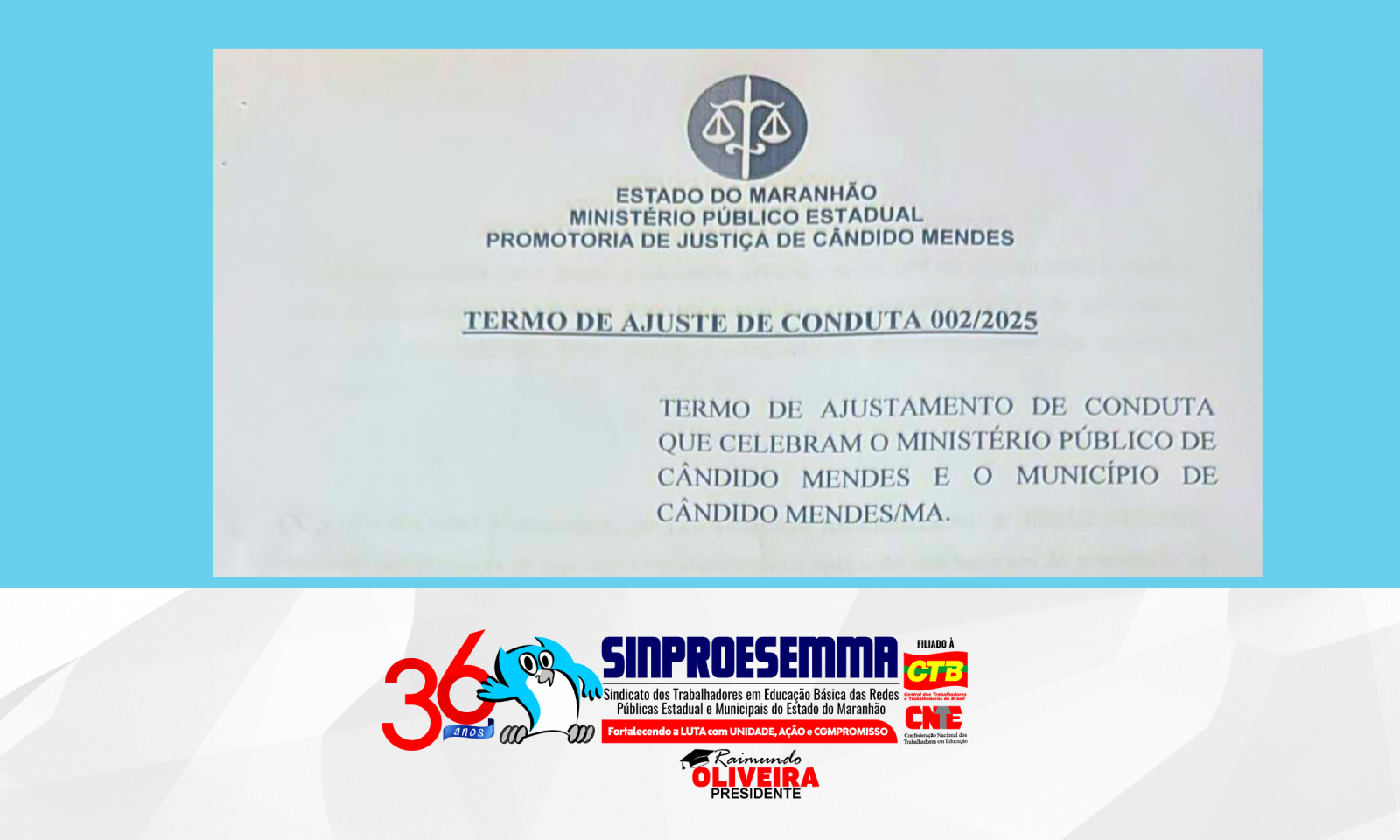SINPROESEMMA garante vitória no rateio do FUNDEF em Cândido Mendes