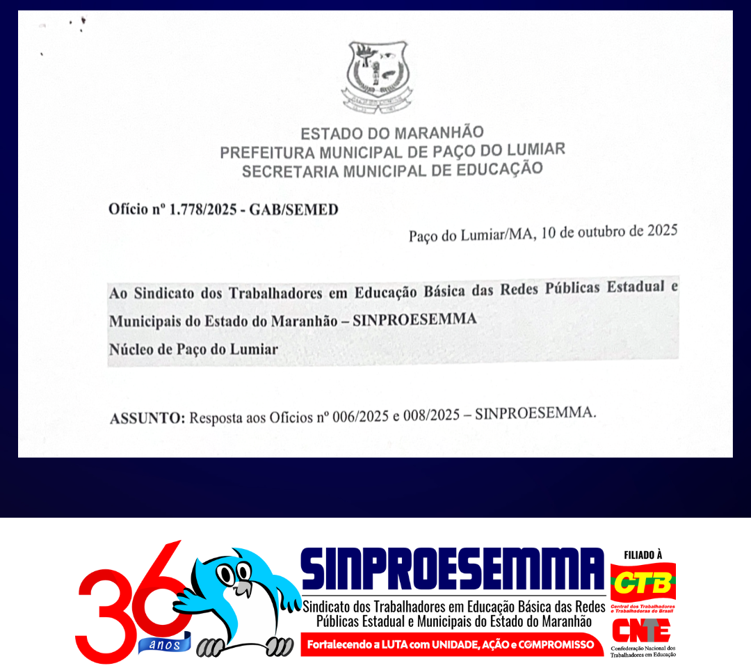 Núcleo do Sinproesemma de Paço do Lumiar cobra progressão e atualização do PCCR dos educadores