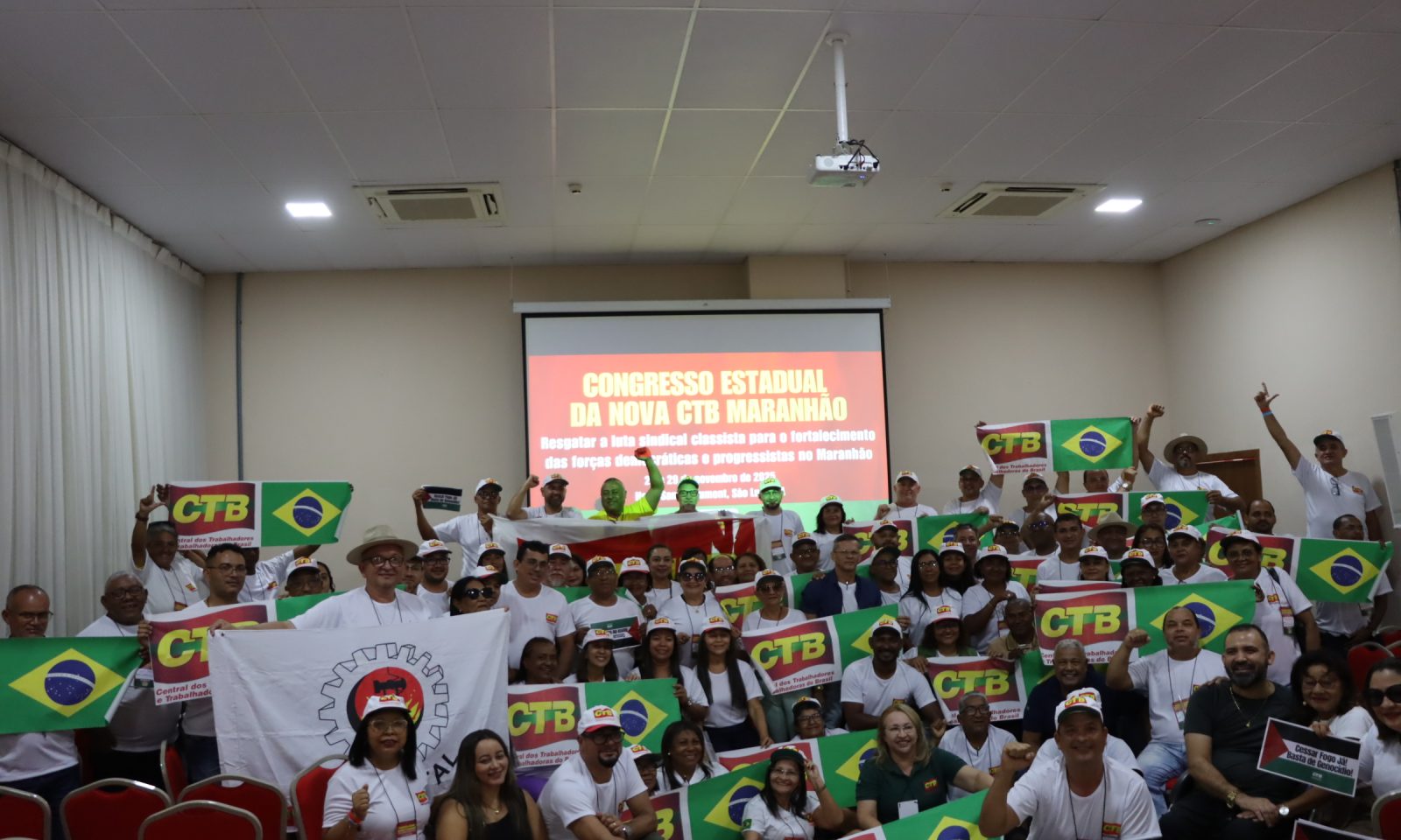 SINPROESEMMA em destaque na refundação da CTB Maranhão