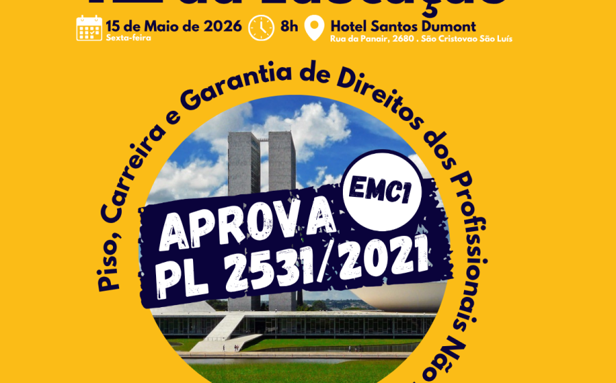 SINPROESEMMA realiza, dia 15 de maio, o 12º Encontro de Funcionários da Educação