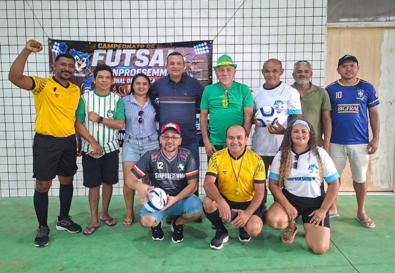 Regional do Sinproesemma de Zé Doca dá início ao Campeonato de Futsal