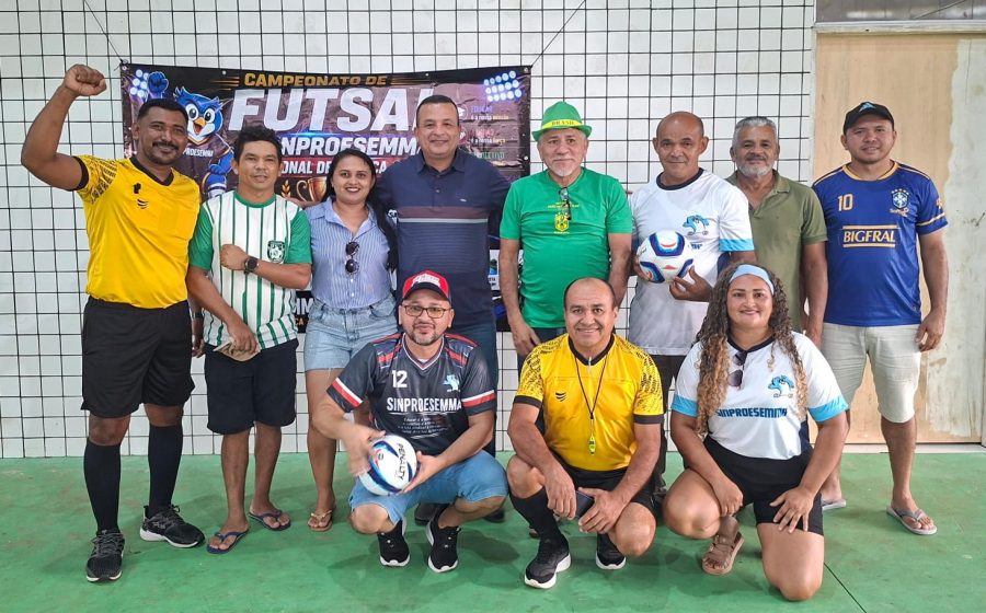 Regional do Sinproesemma de Zé Doca dá início ao Campeonato de Futsal