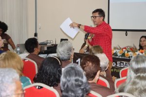 Sinproesemma debate políticas públicas e valorização 60+ durante o 12° Encontro Estadual dos aposentados(as)